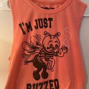 “I’m just buzzed” Urban Outfitters Muscle Tank
